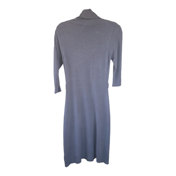 BCBG MaxAzria Quarter Sleeve Turtleneck Sweater Dress Sz S - Picture 4 of 11